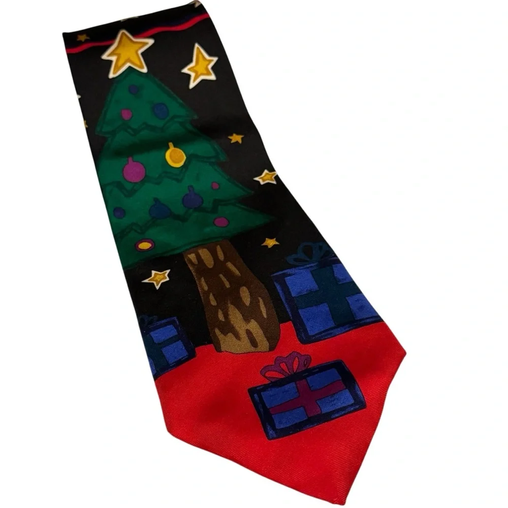 Save the children jingle bells 100% silk three men’s Christmas holiday ties